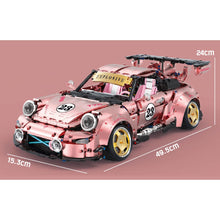 Load image into Gallery viewer, 2368PCS MOC Technic Speed Static Pink 911 RWB Super Racing Sports Car Model Toy Building Block Brick Gift Kids DIY Compatible Lego 1:10
