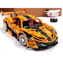 Load image into Gallery viewer, 1258PCS MOC Technic Speed Orange P1 Super Racing Sports Car Model Toy Building Block Brick Gift Kids DIY Compatible Lego 1:14
