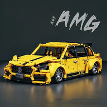 Load image into Gallery viewer, 1870PCS MOC Technic Speed Static Yellow AMG A45 Super Racing Sports Car Model Toy Building Block Brick Gift Kids DIY Compatable Lego 1:14
