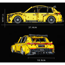 Load image into Gallery viewer, 1870PCS MOC Technic Speed Static Yellow AMG A45 Super Racing Sports Car Model Toy Building Block Brick Gift Kids DIY Compatable Lego 1:14
