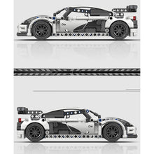 Load image into Gallery viewer, 392PCS MOC Technic Speed Pull Back Super Racing Sports Car Model Toy Building Block Brick Gift Kids DIY Compatible Lego 1:18
