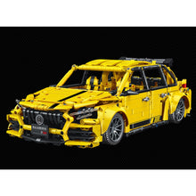 Load image into Gallery viewer, 1870PCS MOC Technic Speed Static Yellow AMG A45 Super Racing Sports Car Model Toy Building Block Brick Gift Kids DIY Compatable Lego 1:14
