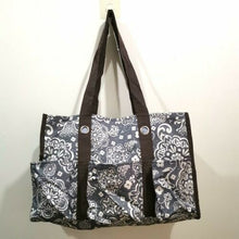 Load image into Gallery viewer, Thirty one Organizing Utility tote 31 gift shoulder bag in Woodblock Floral
